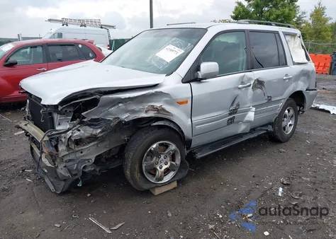 2006 Honda Pilot Ex-L from USA, damaged, VIN 5FNYF18626B005923